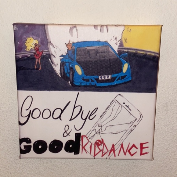 Juice WRLD Canvas 8x8 - Picture 1 of 1